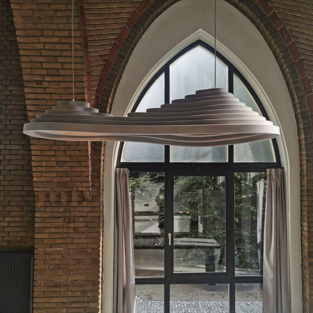 Lisken nordiske kunstneriske pendellamper i resin