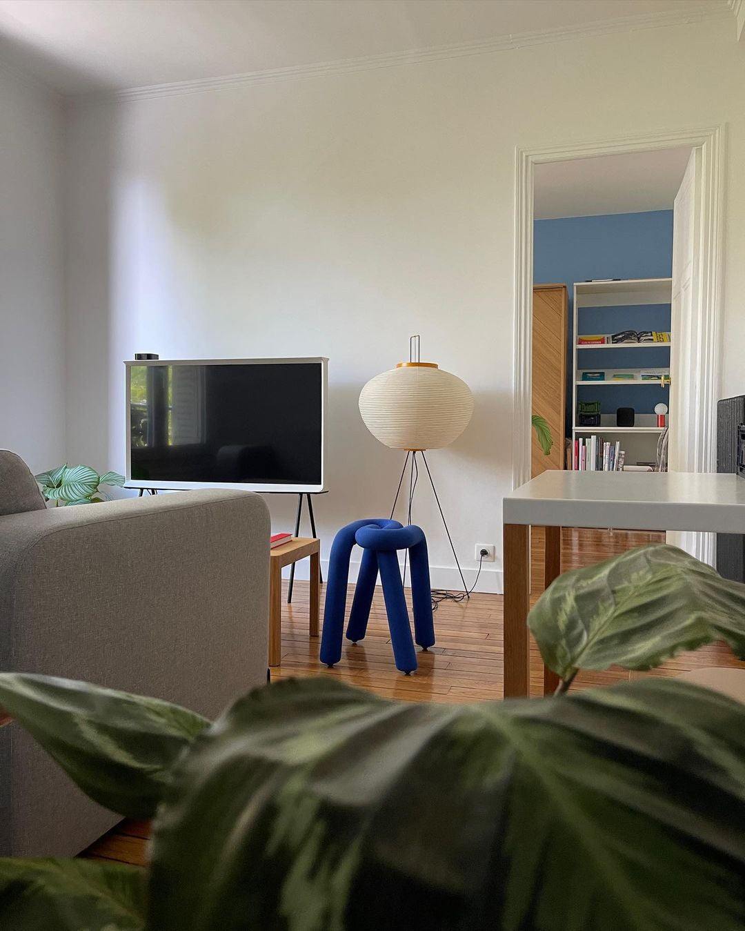 Krelix skandinavisk gulvlampe i papir
