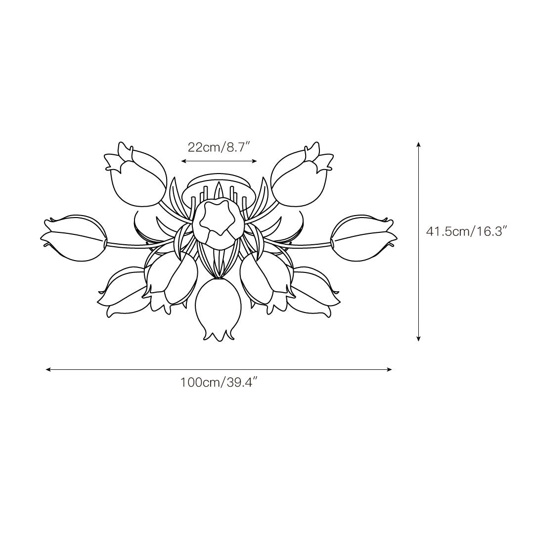 Lumoriella-loftslampe