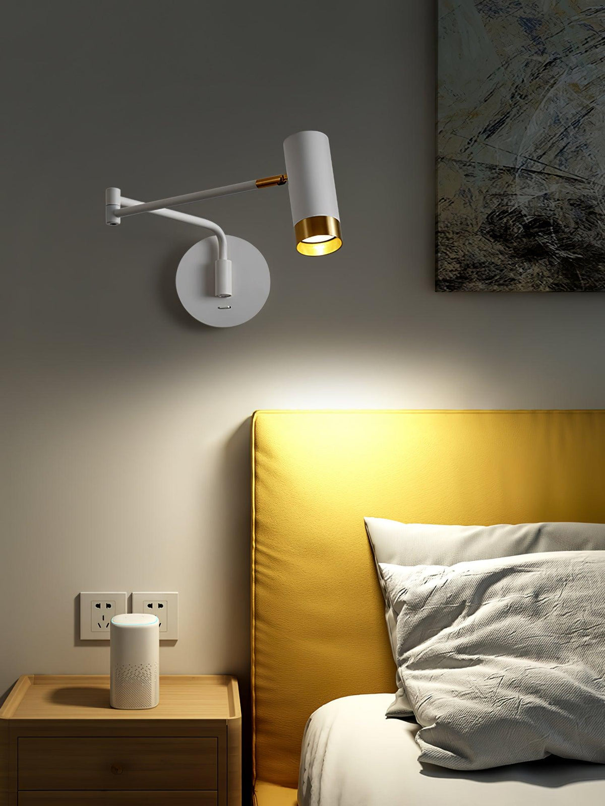 Candeeiro de parede Norarina Premium Elegance com braço