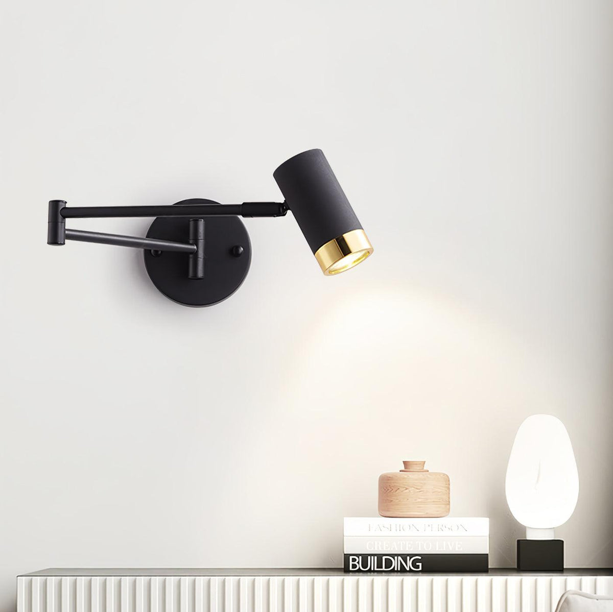 Candeeiro de parede Norarina Premium Elegance com braço