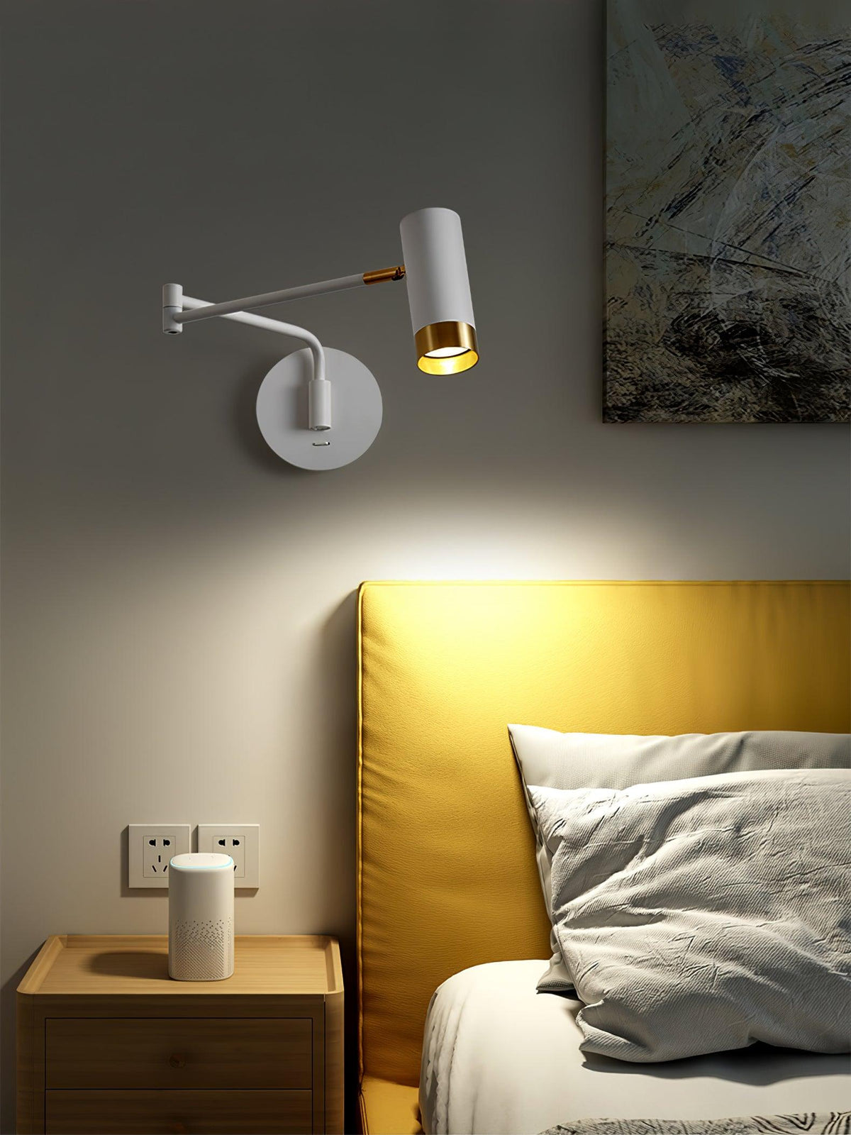 Candeeiro de parede Norarina Premium Elegance com braço