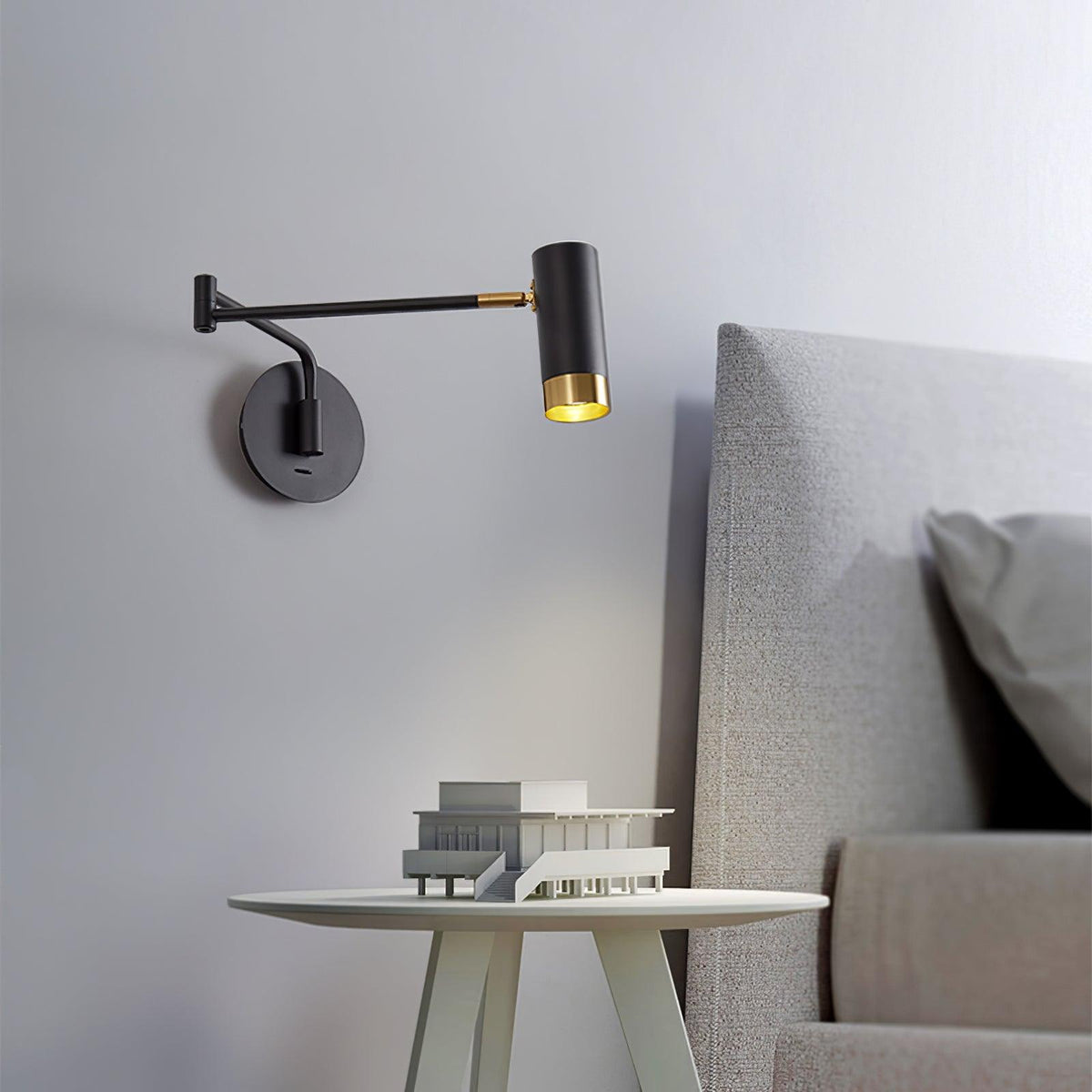 Candeeiro de parede Norarina Premium Elegance com braço