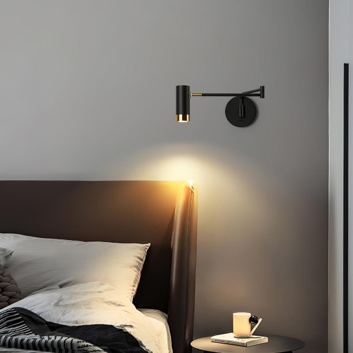 Candeeiro de parede Norarina Premium Elegance com braço