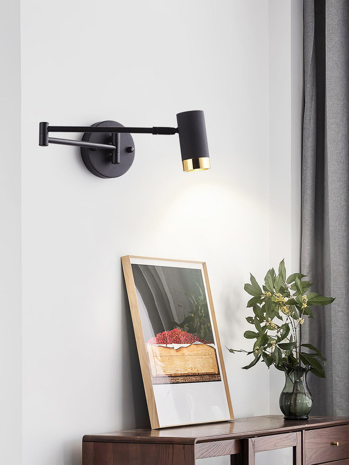 Candeeiro de parede Norarina Premium Elegance com braço