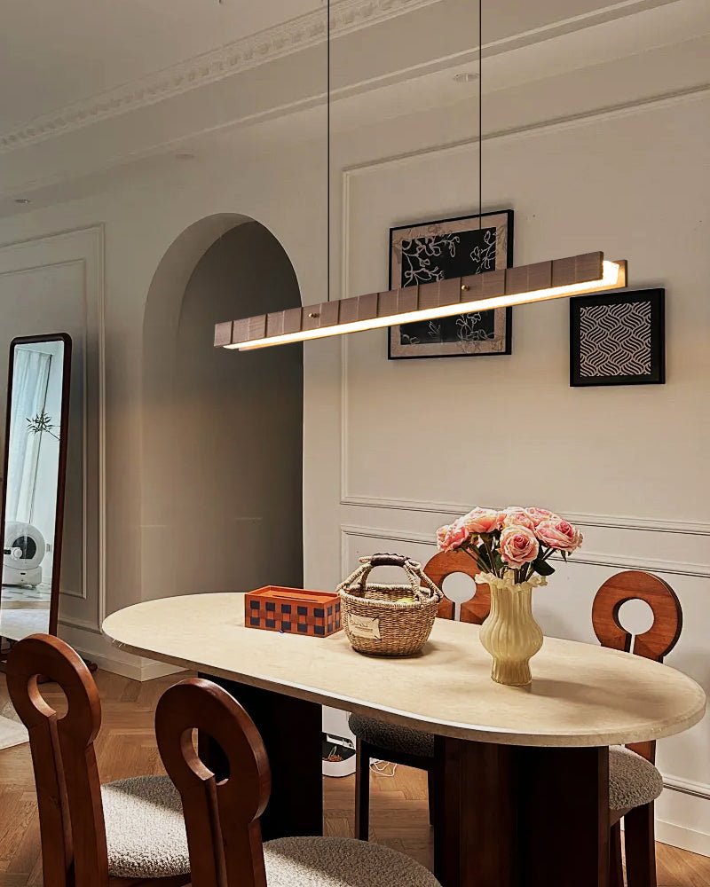 Candeeiro pendente linear Rillwood Beam