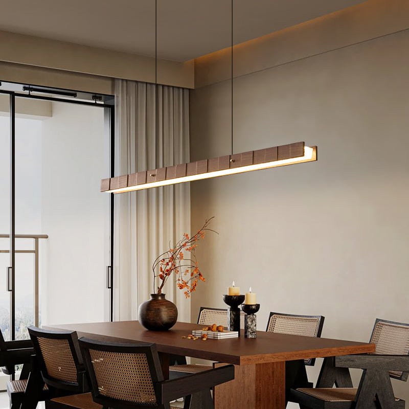 Candeeiro pendente linear Rillwood Beam