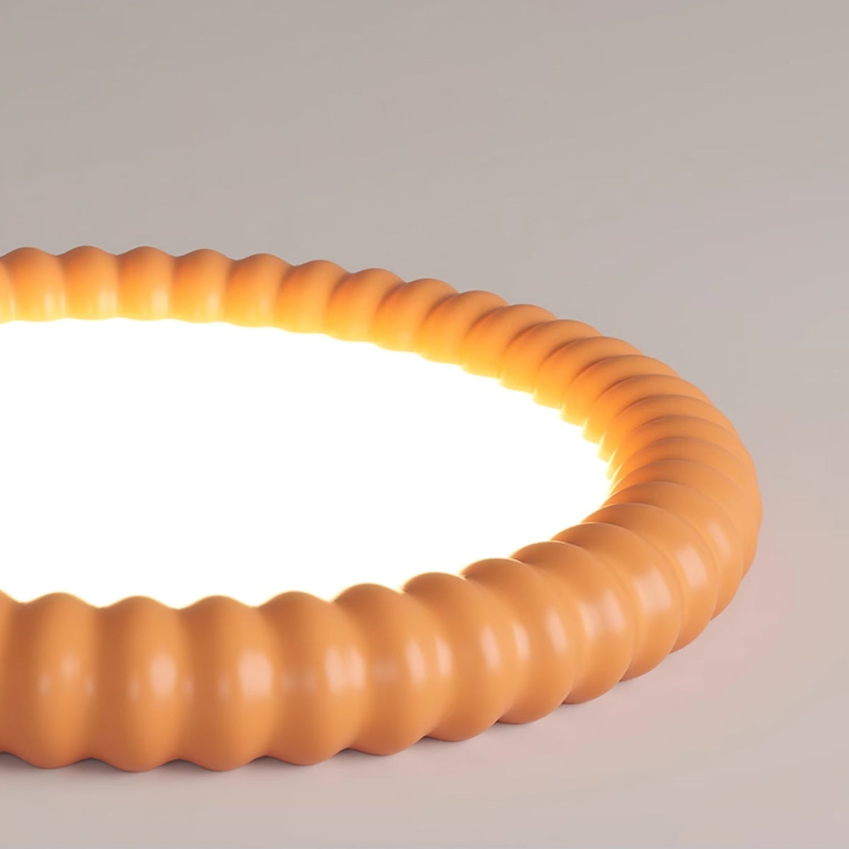 Candeeiro de teto Ulire com design nórdico artístico e resina ondulada