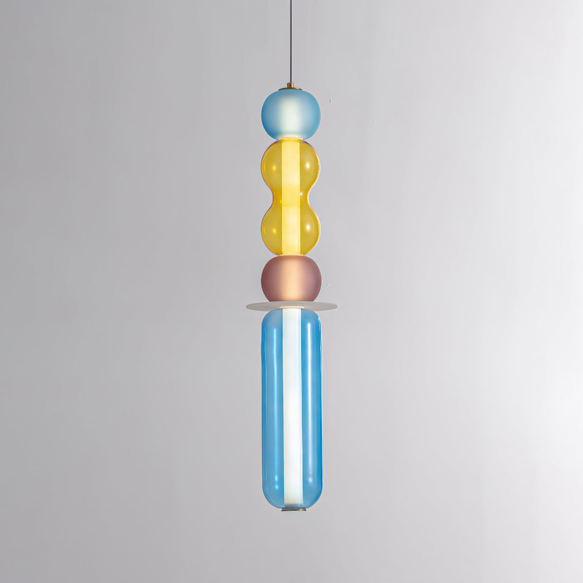 Lioririse Pendant Lamp Colored Glass Modern