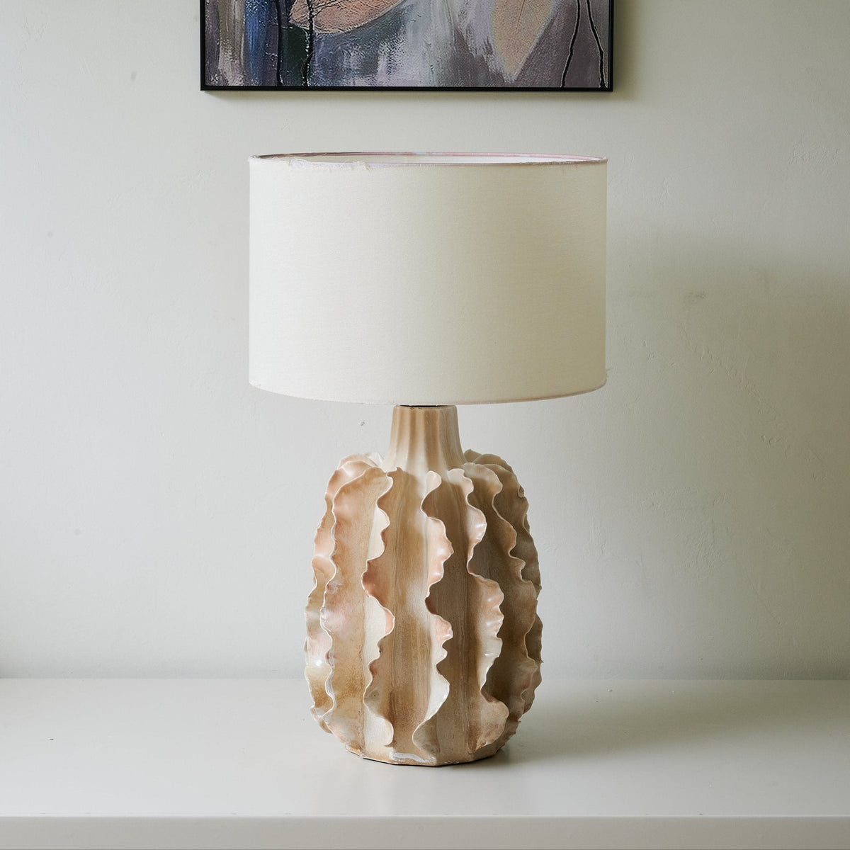 Candeeiro de mesa de luxo de cerâmica Charles