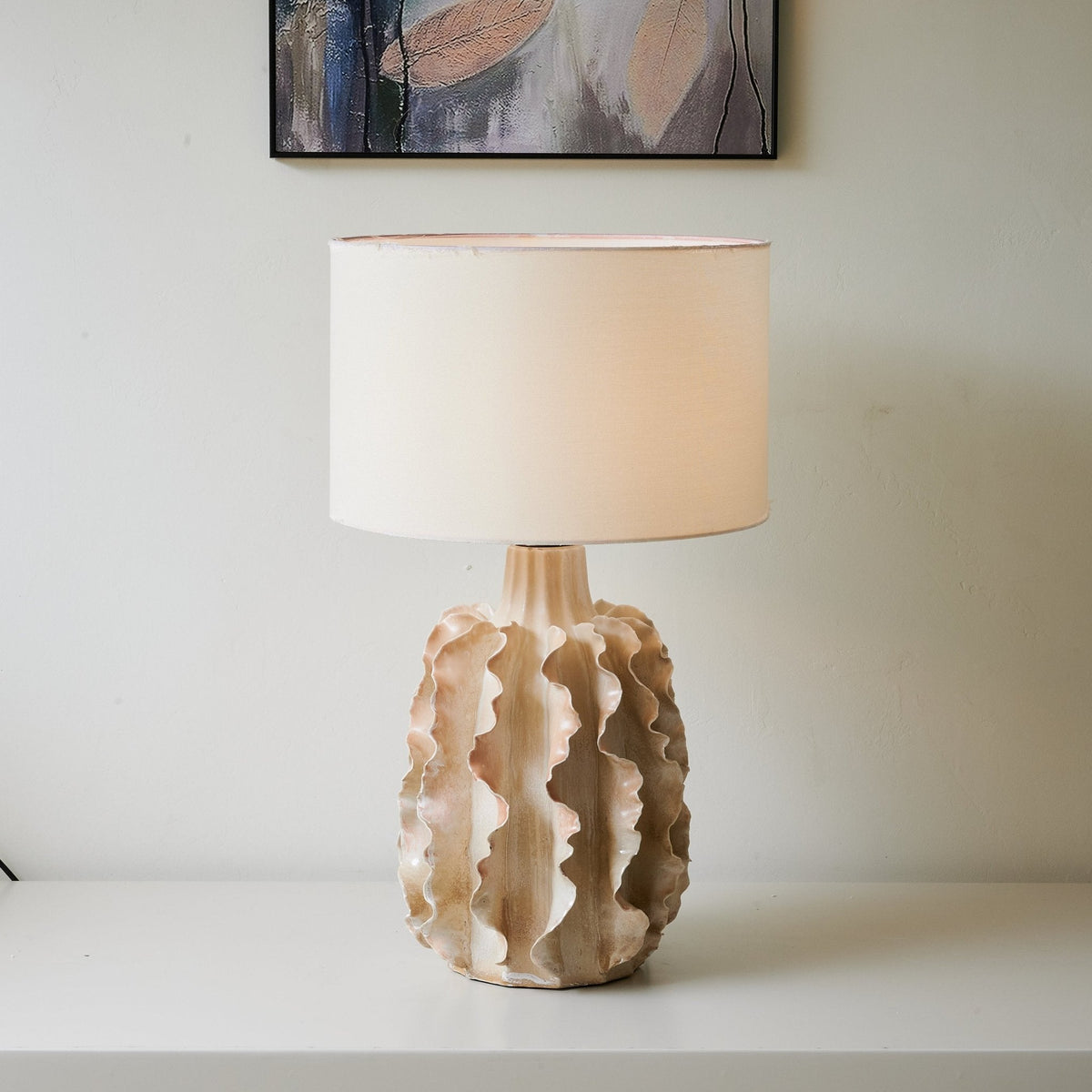 Candeeiro de mesa de luxo de cerâmica Charles