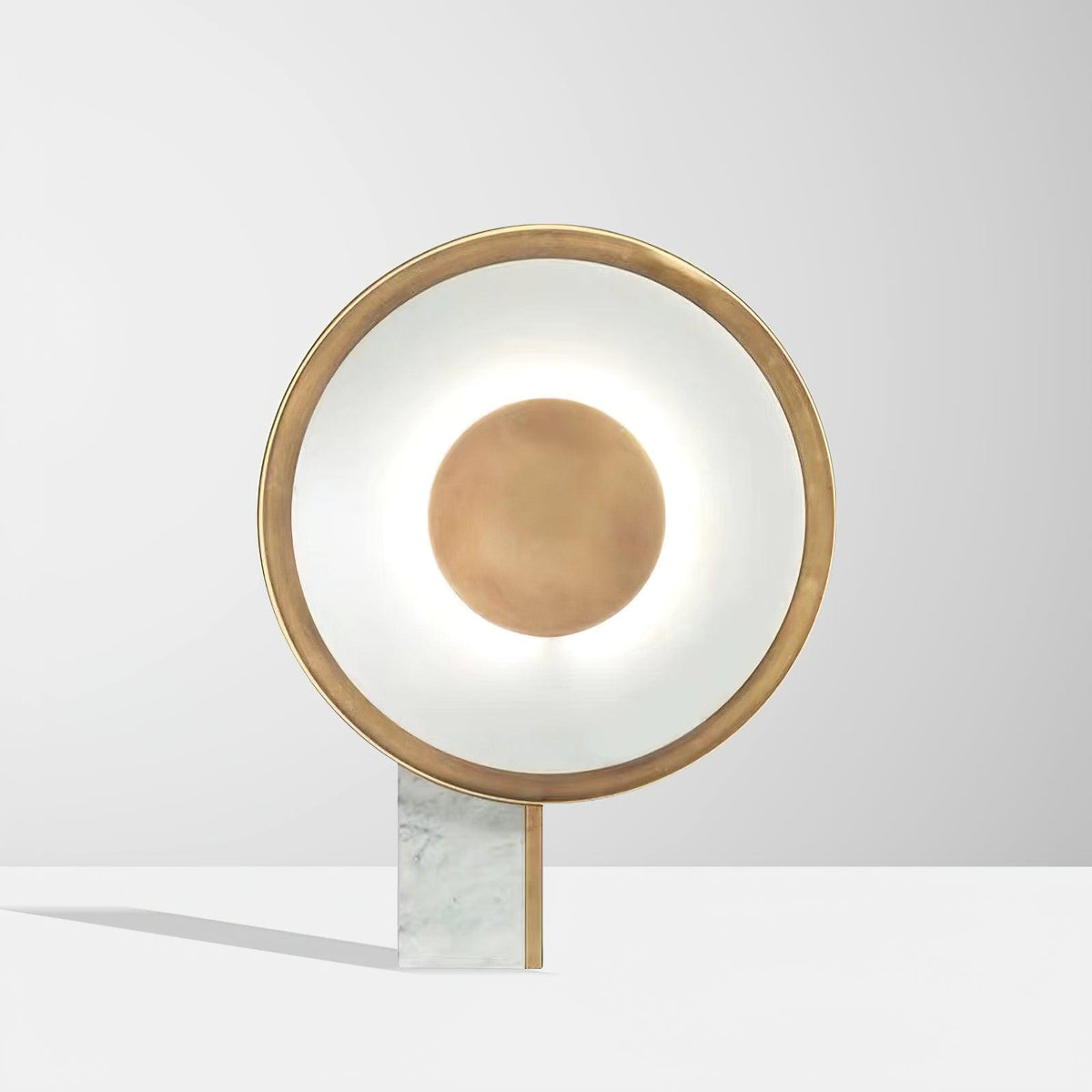 Candeeiro de mesa Tessain em mármore, minimalista