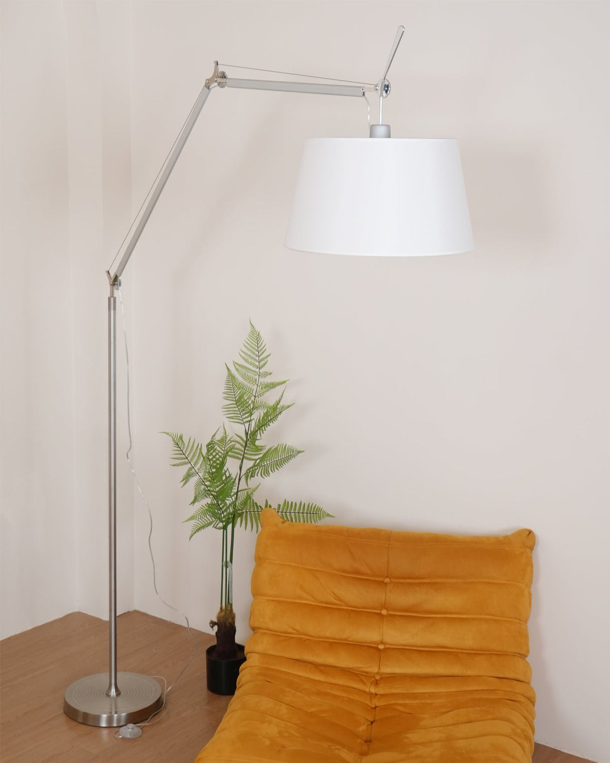 Ciroce teollisuustyylinen kangaslattiavalaisin