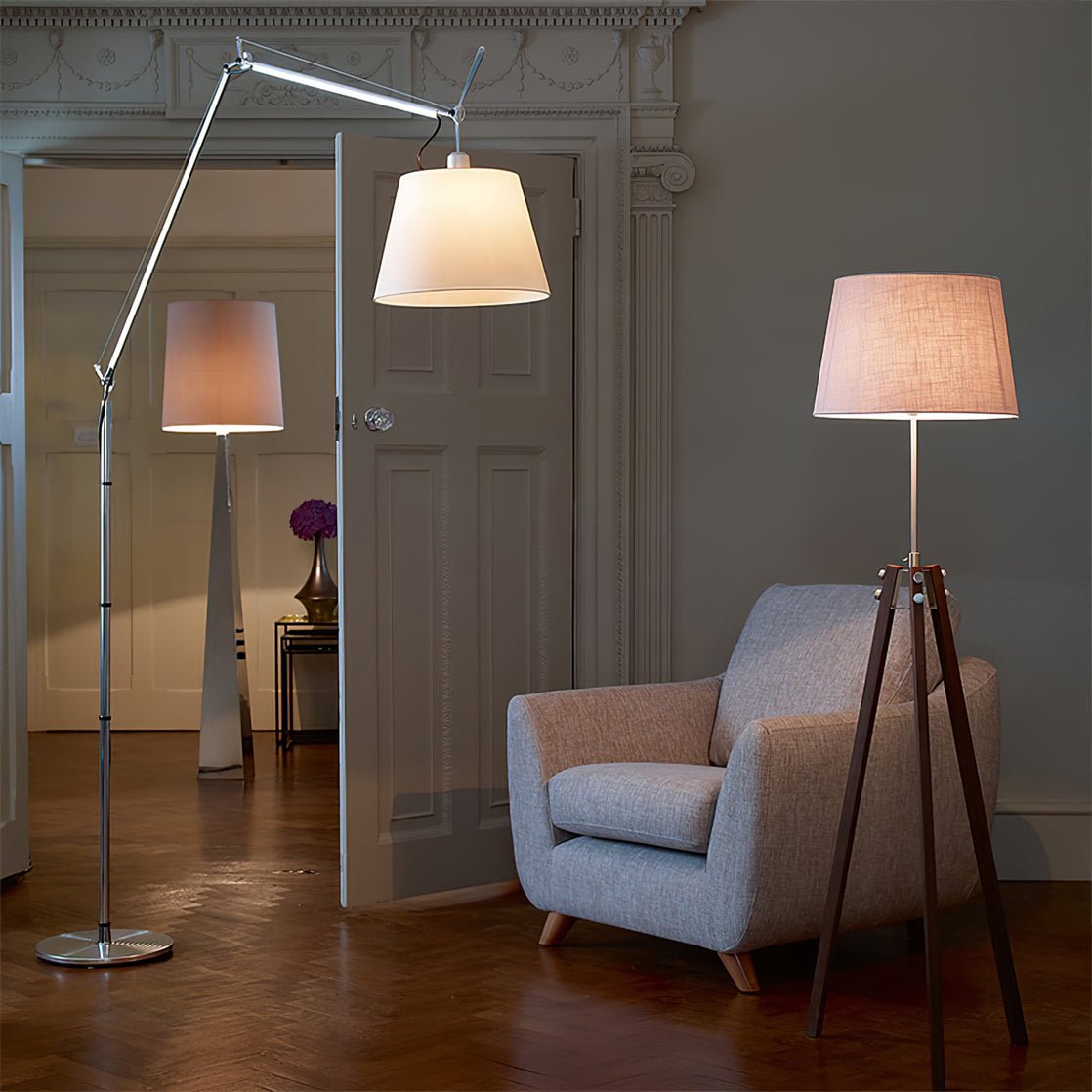 Ciroce teollisuustyylinen kangaslattiavalaisin