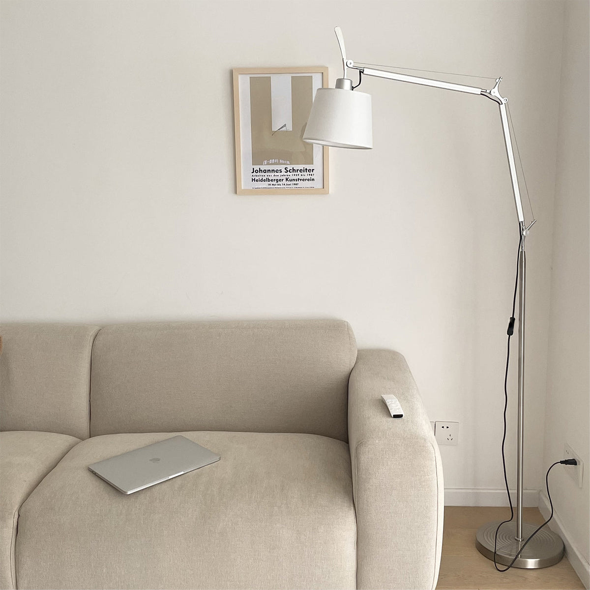 Ciroce teollisuustyylinen kangaslattiavalaisin