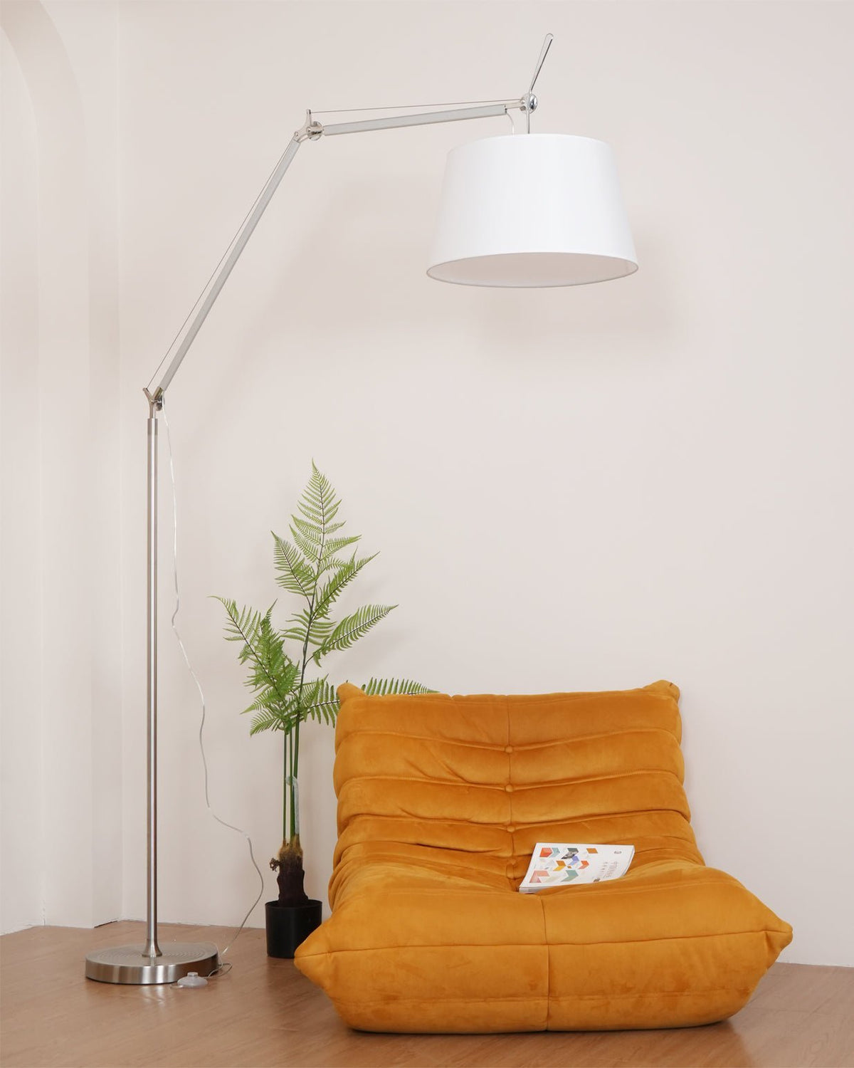 Ciroce teollisuustyylinen kangaslattiavalaisin