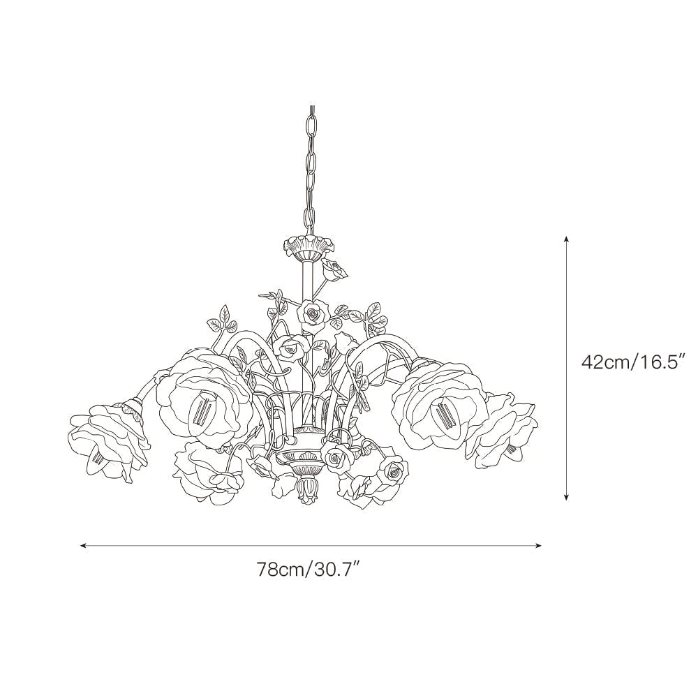 Candelabro floral Viraoira