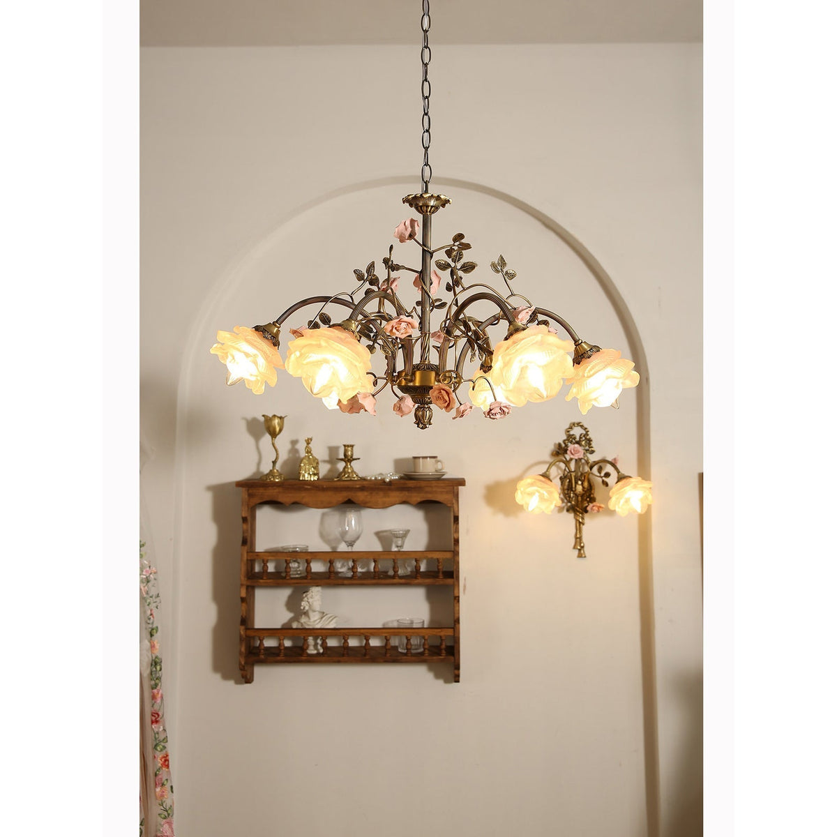 Candelabro floral Viraoira