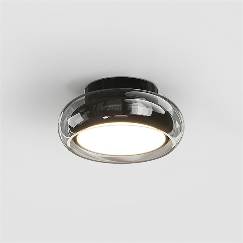 June retro taklampa i glas, utanpåliggande