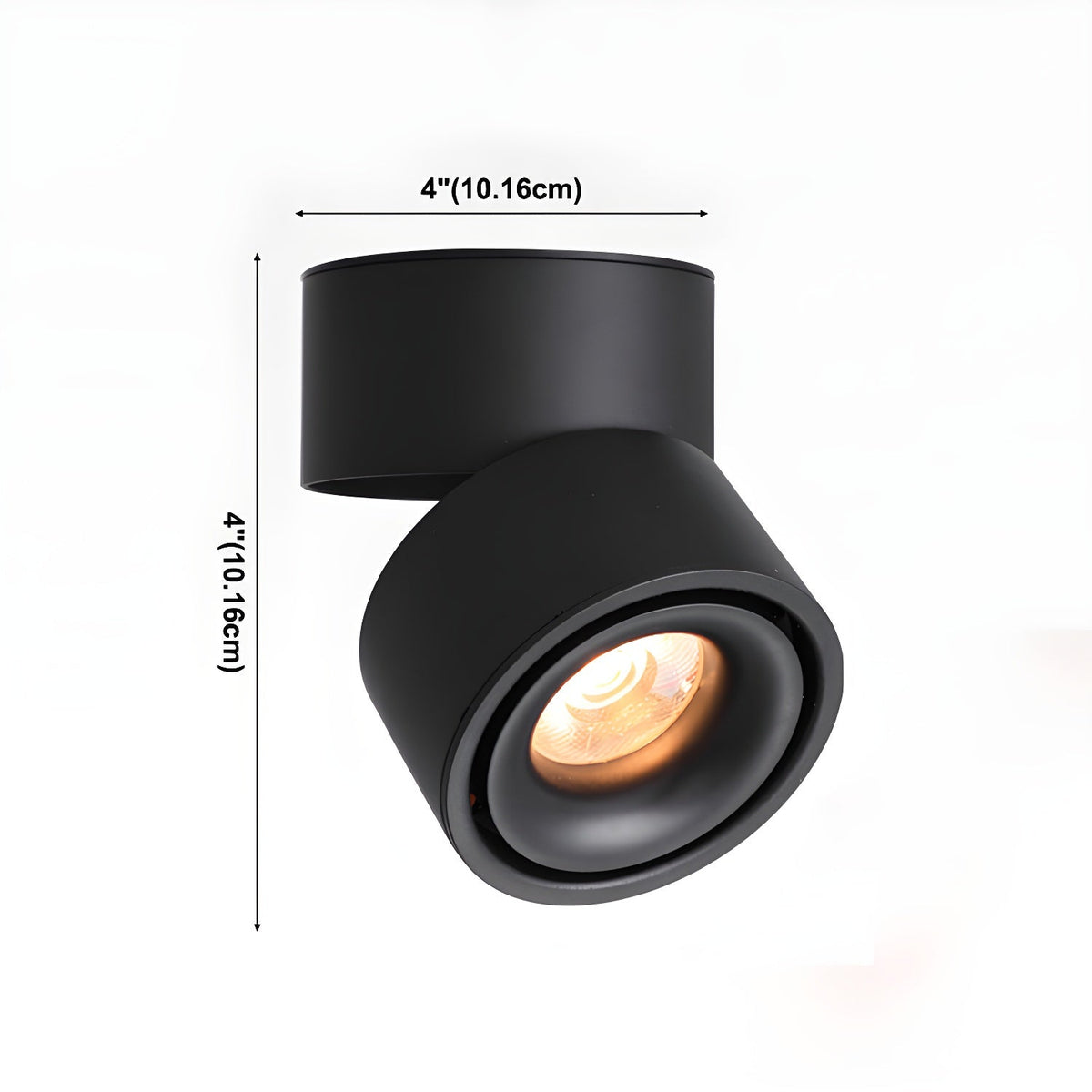 Kixor loftlampe i aluminium med justerbart minimalistisk spotlight
