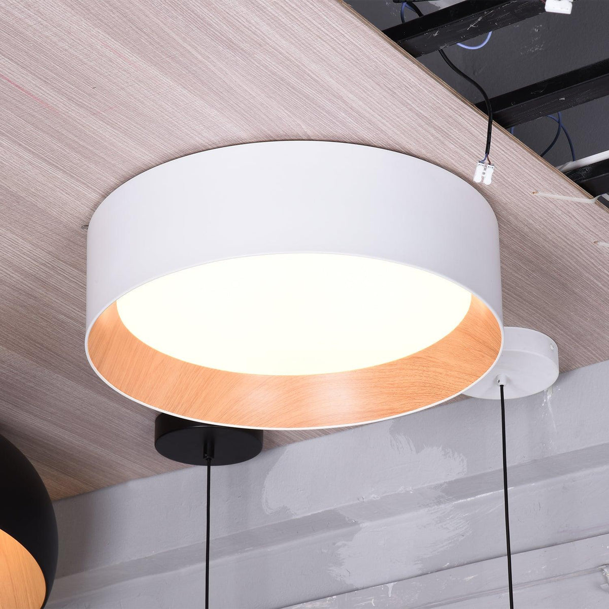 Cirarena modern minimalistisk rund taklampa