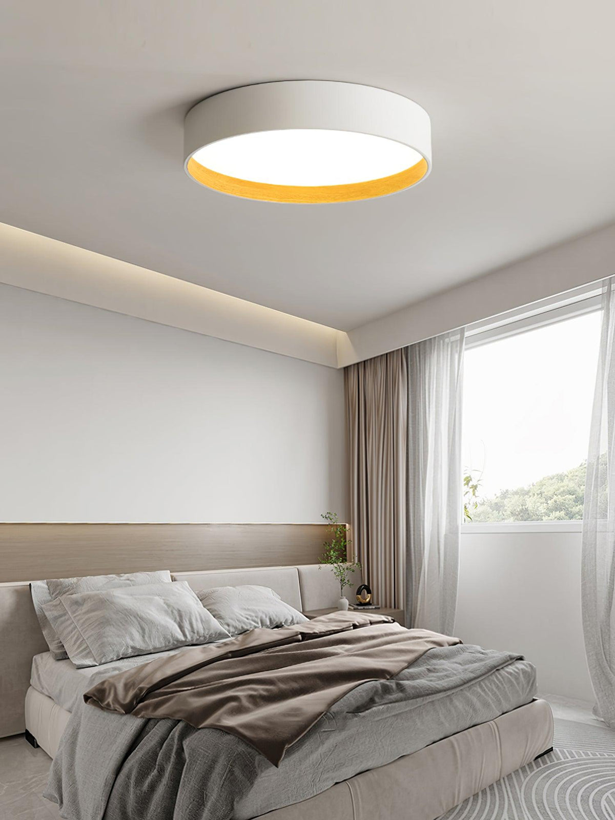 Cirarena modern minimalistisk rund taklampa