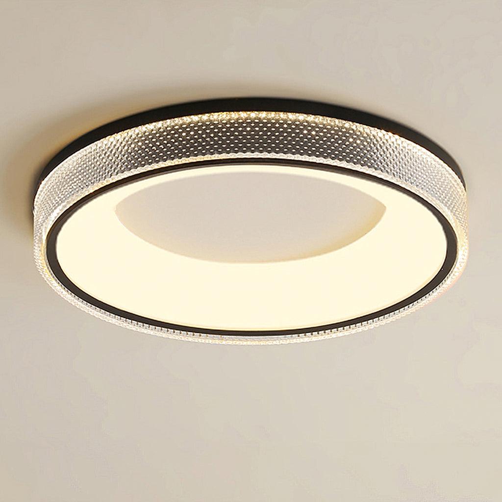 Candeeiro de teto redondo encastrado Liroxen Minimalista Quente