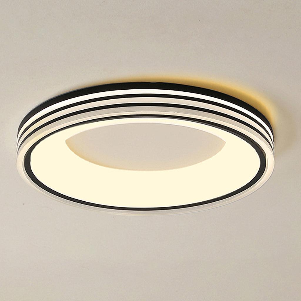 Candeeiro de teto redondo encastrado Liroxen Minimalista Quente