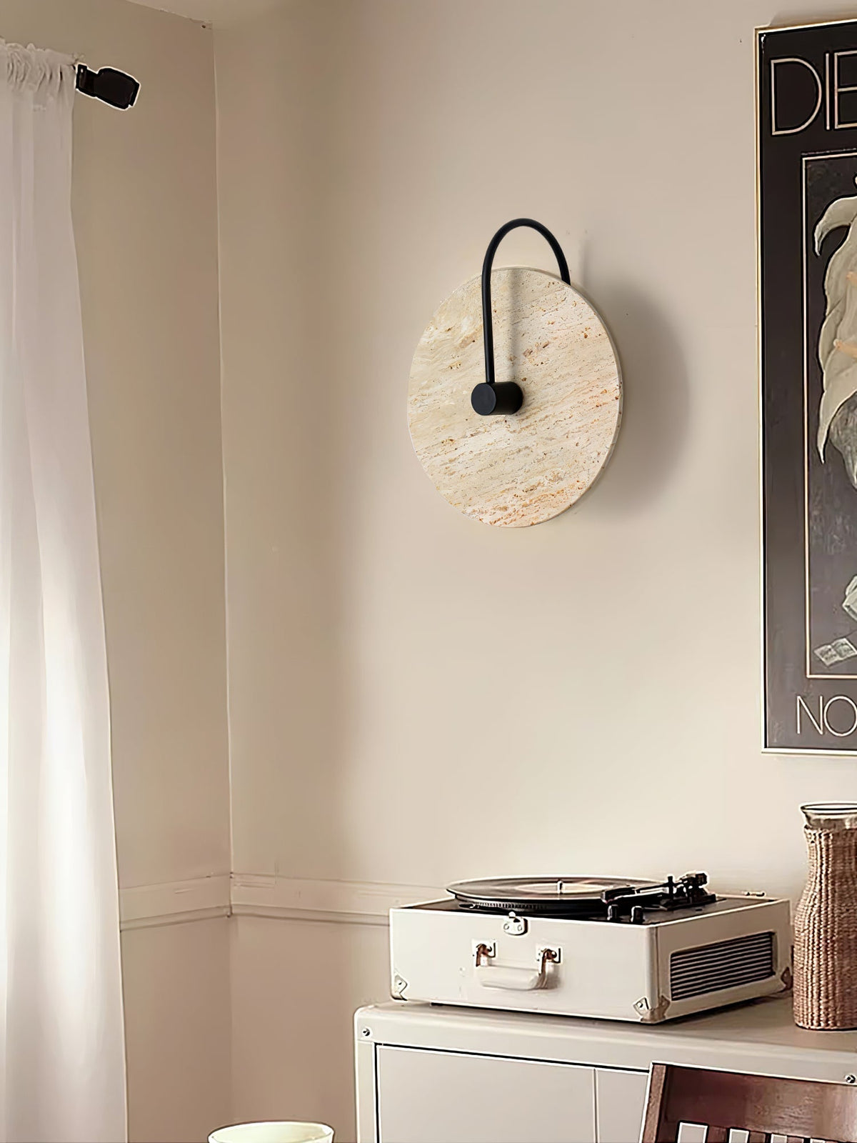 Ulsk Travertine Wall Light