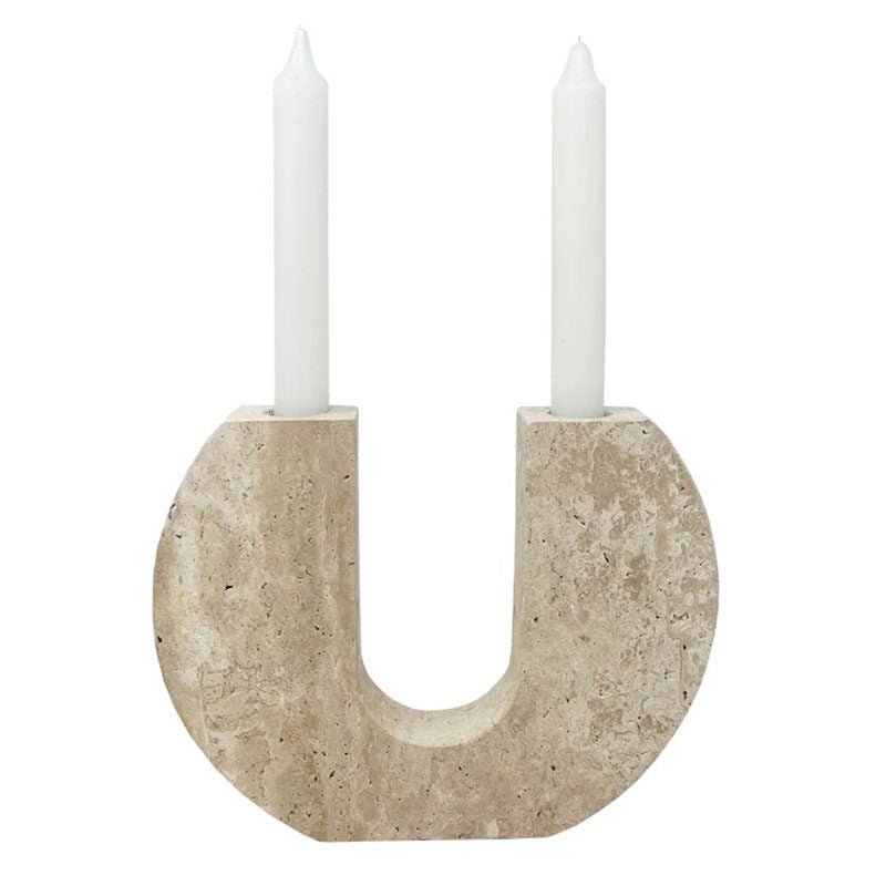 Stone Reliquary travertínkertastjaki
