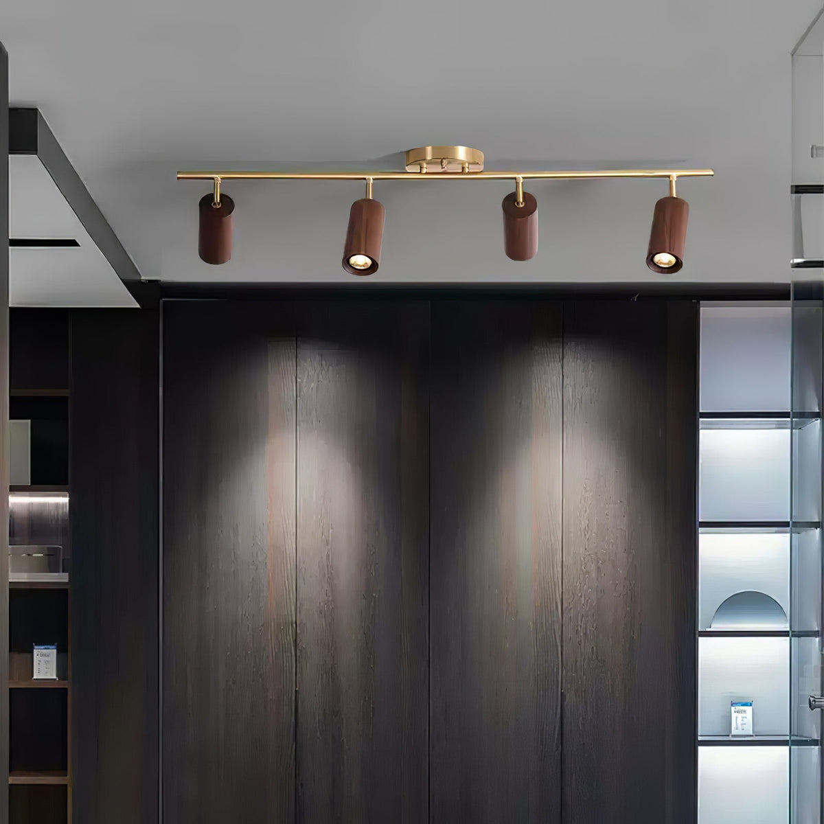 Usolila moderni minimalistinen puinen kattovalaisin