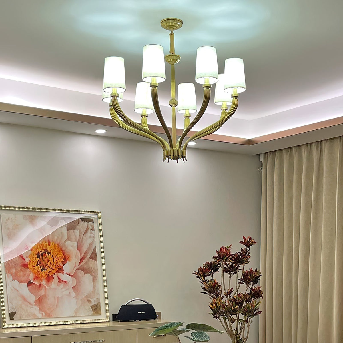 Candeeiro de lustre Lumirissa