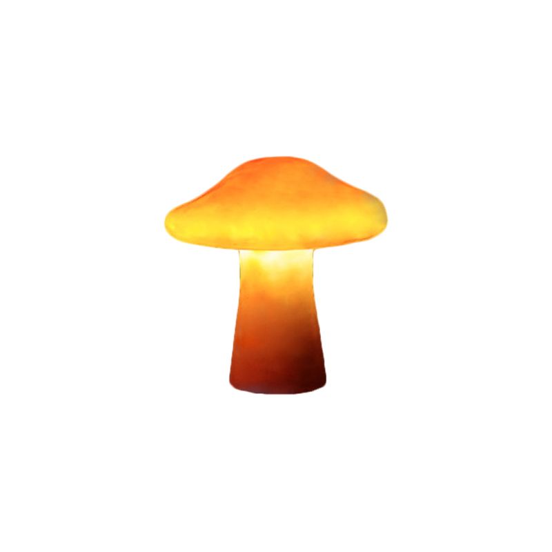 Ray svampeformet udendørs jordlampe, fast tilslutning/solenergi, orange