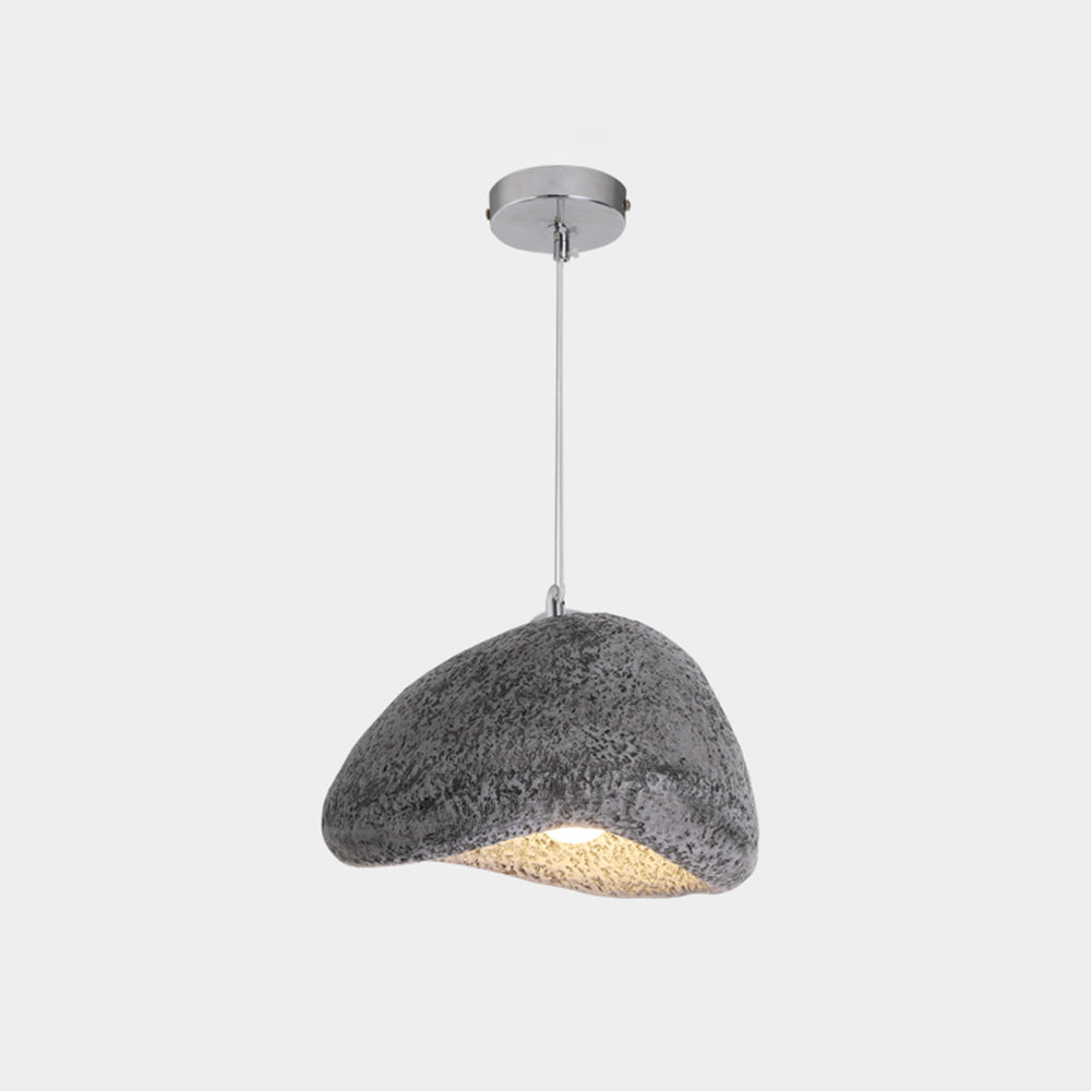 Avi wabi-sabi pendellampe i brødform af harpiks, harpiks, 4 farver