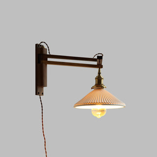 Ozawa Vintage Design Trä/Metall LED Vägglampa Vardagsrum Sovrum