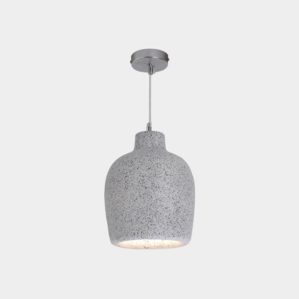 Avi Wabi Sabi Jar Shaped Resin Pendant Light, 4 Color