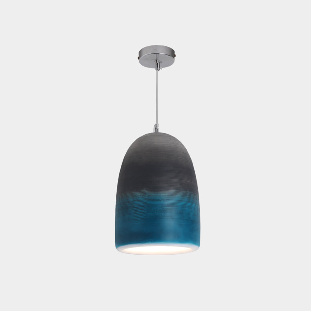 Arisha pendellampa i stenstil, art déco, 3 färger