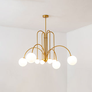 Avi Modern Dubbelt Lager Glas Pendellampa Vardagsrum Sovrum