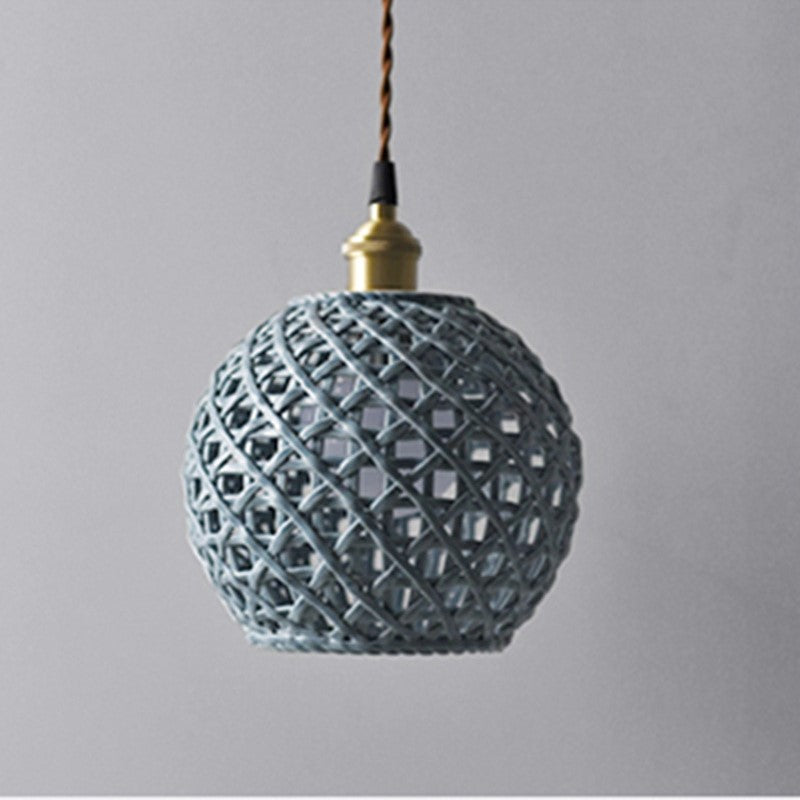 Valentina Modern LED Pendant Light Metal Blue White Bedroom/Kitchen