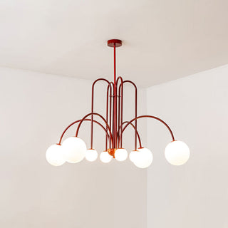 Avi Modern Dubbelt Lager Glas Pendellampa Vardagsrum Sovrum