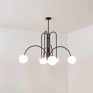 Avi Modern Dubbelt Lager Glas Pendellampa Vardagsrum Sovrum