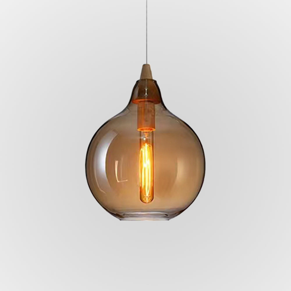 Sorvex Pendant Light Amber Glass