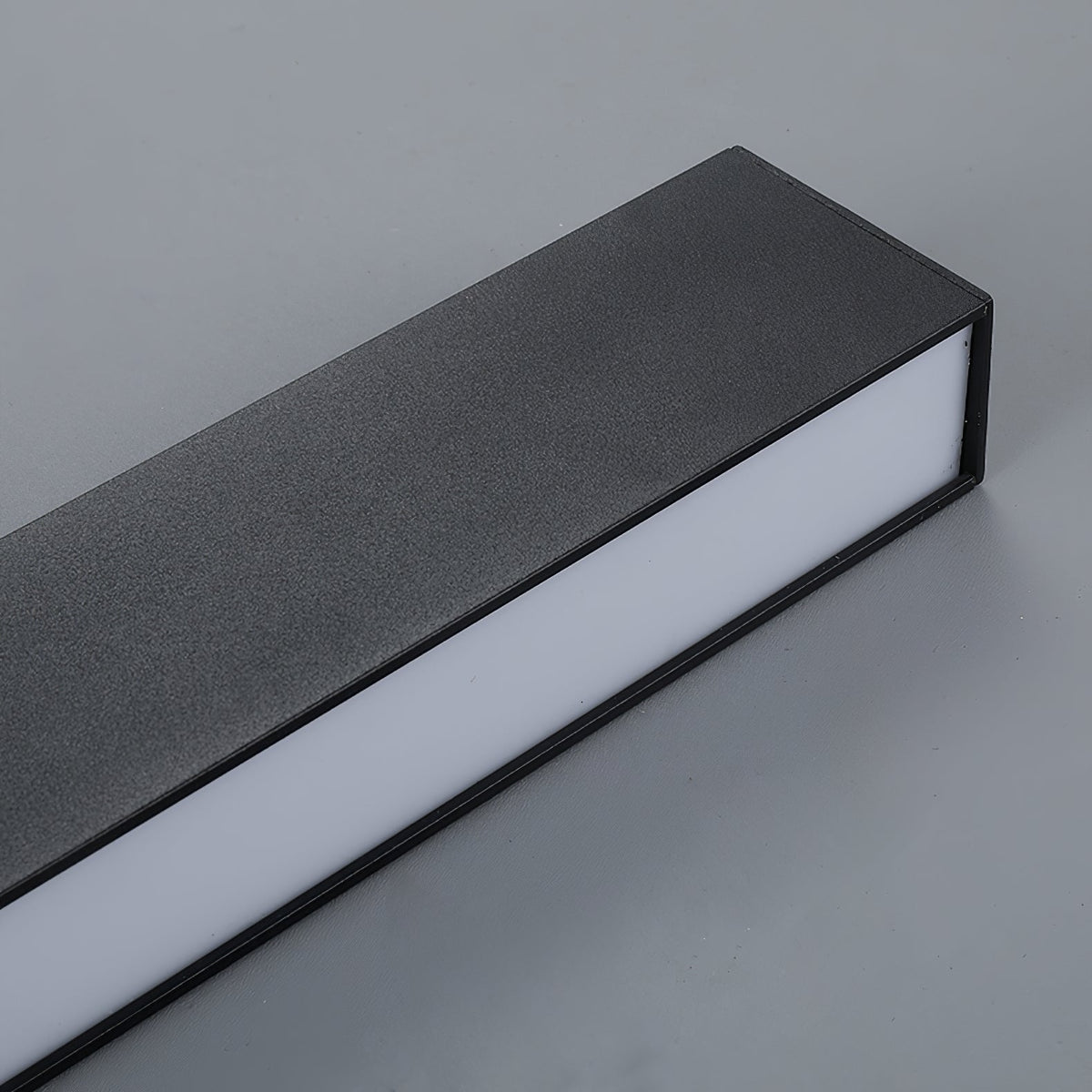 Line modern svävande lampa i aluminium