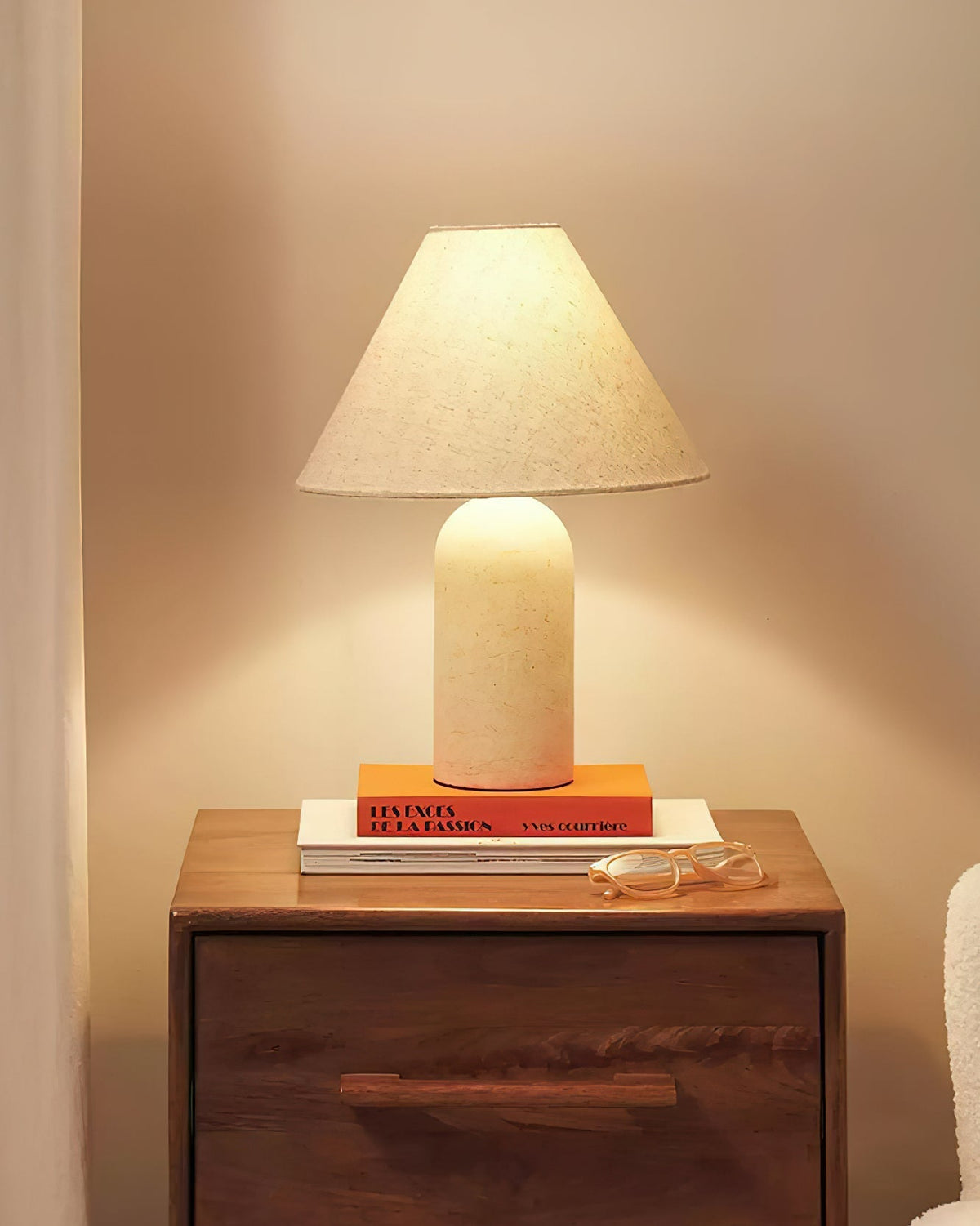 Veralyn-marmorbordlampe