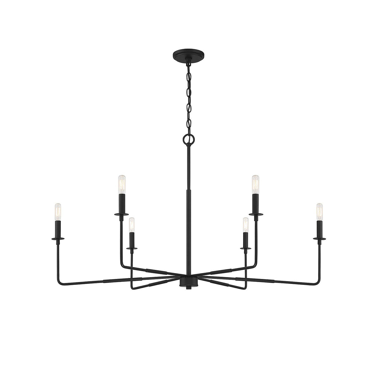 Candelabro minimalista moderno de estilo industrial em metal Blikuvyi
