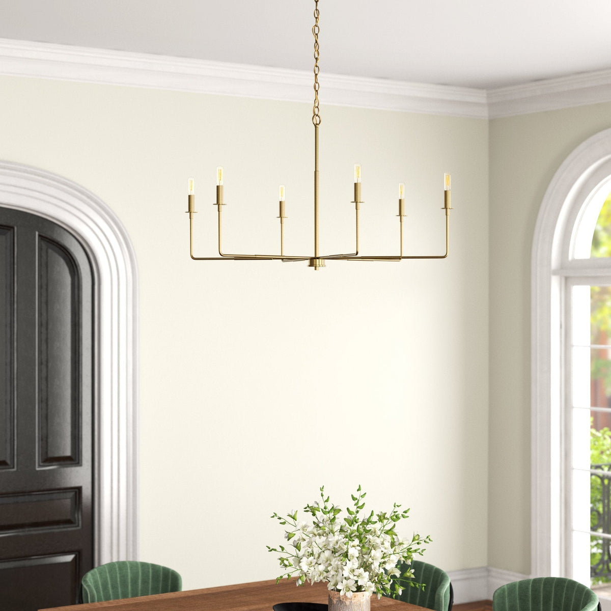 Candelabro minimalista moderno de estilo industrial em metal Blikuvyi
