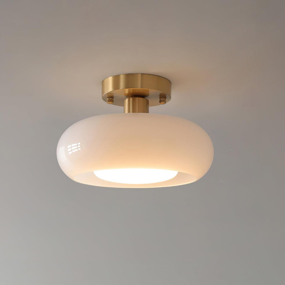 Liorelella-loftslampe i glas