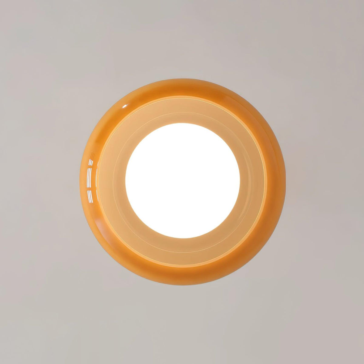 Liorelella-loftslampe i glas