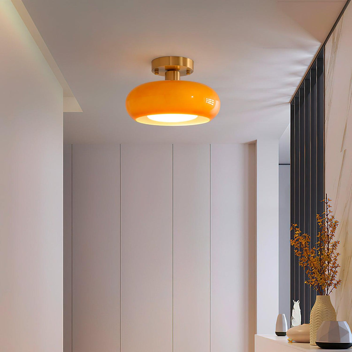 Liorelella-loftslampe i glas