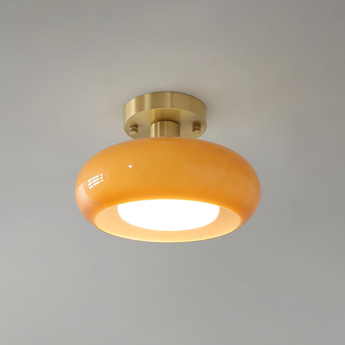 Liorelella-loftslampe i glas